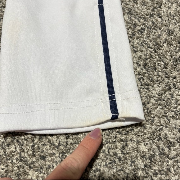 Champro Open Bottom Loose Fit Youth XS Baseball Pants White & Navy Stripe Note!! - Picture 2 of 13